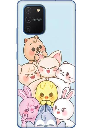 Чохол силіконовий з картинкою на samsung galaxy s10 lite (g770) (stray kids boy band, стрей кідс)