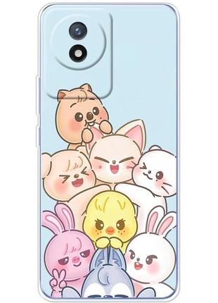 Чохол силіконовий з картинкою на vivo y02 (stray kids boy band, стрей кідс)