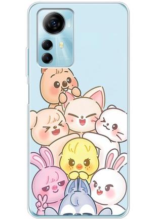 Чехол силиконовый с картинкой на zte blade a72s (stray kids boy band, стрей кидс)