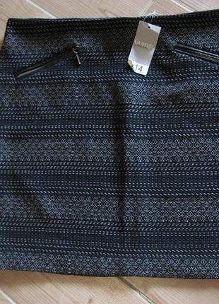 Новая плотная юбка "george" р.50