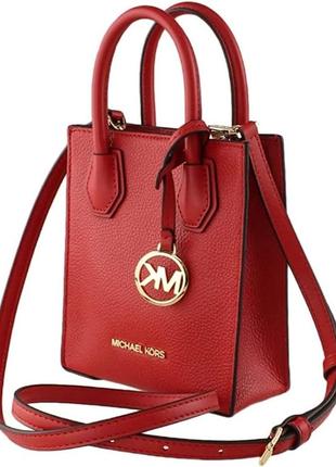 Сумка michael kors mercer червона