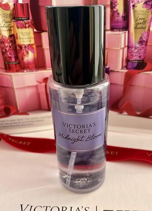 Парфюмированный мини мист спрей для тела midnight bloom victoria's secret fragrance mist