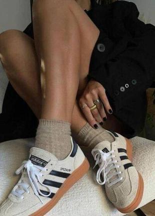 Кроссовки adidas spezial grey/black/gum