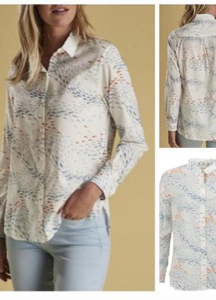 Белая рубашка barbour