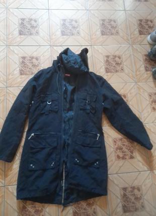 Куртка, деми, dnm. p.xs/s. удлиненная