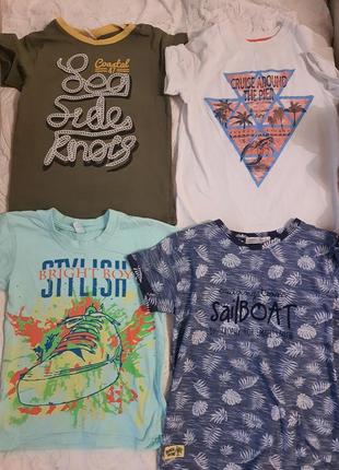 Футболки на парня 5-6 лет в идеальном состоянии