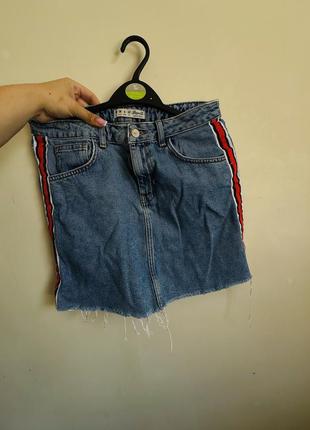 Юбка джинс