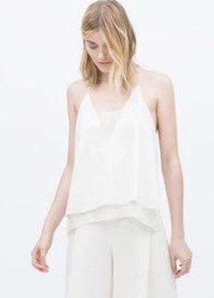 Двошаровий топ zara / m