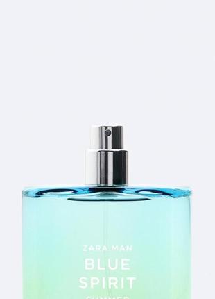 Мужская парфюмерная вода zara man blue spirit summer