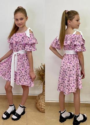 Летний сарафан для девочки 134,140,146,152