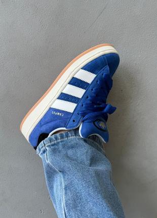 Жіночі кеди adidas campus 00s blue/white3 фото