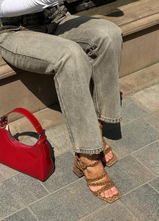 Босоніжки принт5 фото