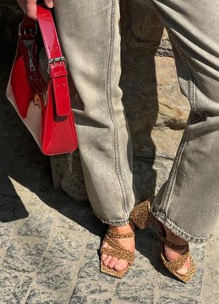 Босоніжки принт2 фото