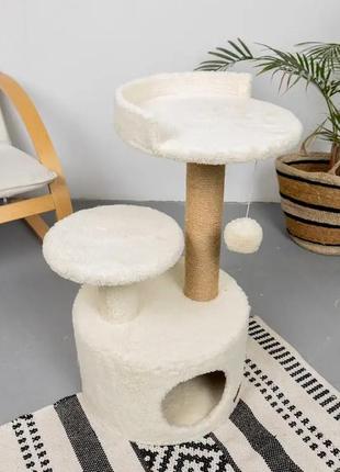Прочный игровой комплекс для кошек до 12 кг. с тканями на заказ