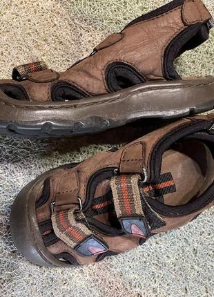 Босоножки спортивные кожаные для мальчика