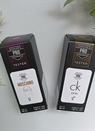 Парфуми тестер moschino toy 2, calvin klein one