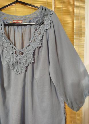 Бавовняна блузка з мереживом joe brouns