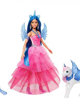 Кукла-аликорн mattel барби удивительный сапфир дримтопия barbie hrr16