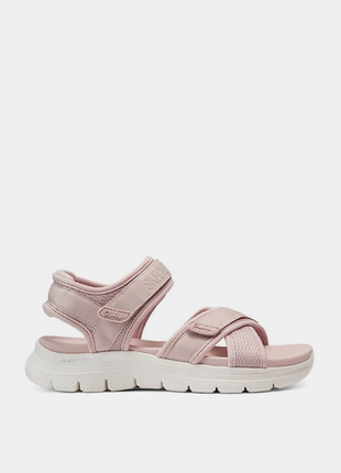 Жіночі сандалії skechers / оригінальні сандалії рожевого кольору