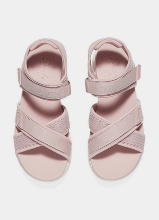 Женские сандалии skechers / оригинальные сандалии розового цвета