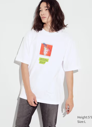 Качественная футболка uniqlo из коллекции andy warhol's collages ut