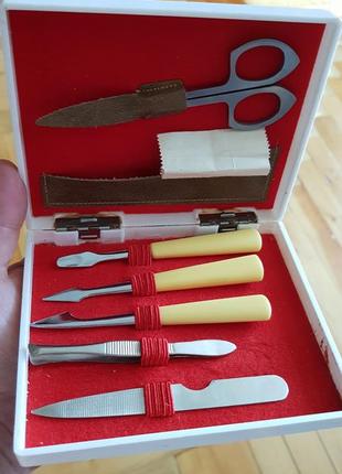 Маникюрный набор 70-х годов, нижняя, винтаж