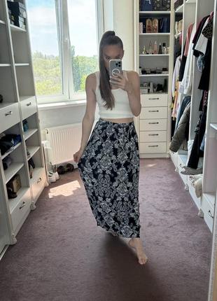 Летняя длинная юбка