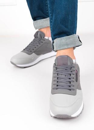 Чоловічі кросівки еко шкіра екошкіра осінь демі