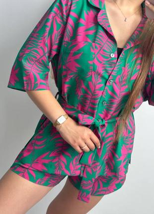 Костюм из штапеля