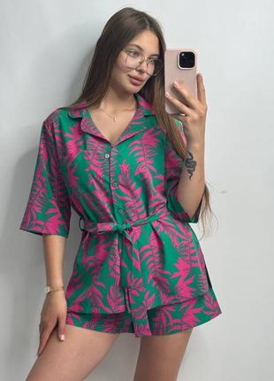 Костюм из штапеля