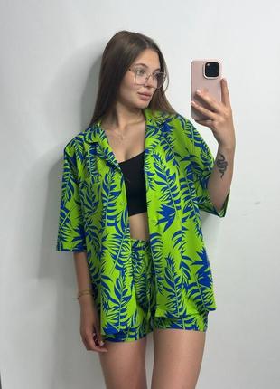 Костюм из штапеля
