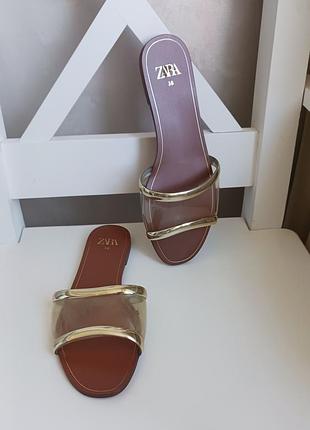 Шльопанці, слайди, мюслі прозорі 38 розмір.