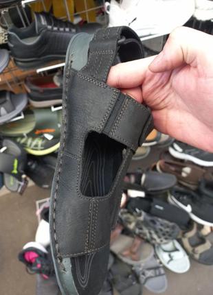 Шкіряні босоніжки clarks crestview bay 7