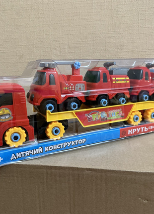 Трейлер с машинками спецтехника