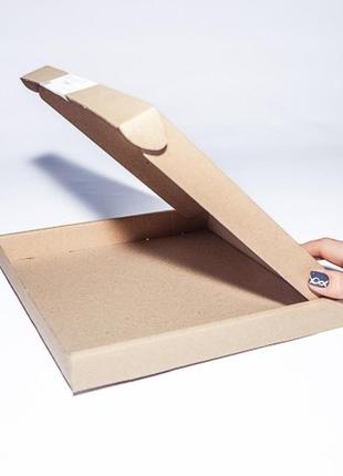 Коробка картонная 230 х 230 х 25 мм, самосборная