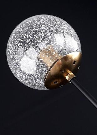 Люстра стельова з кулями на 6 плафонів е27 sneha (9966748316/6a cop+bk)