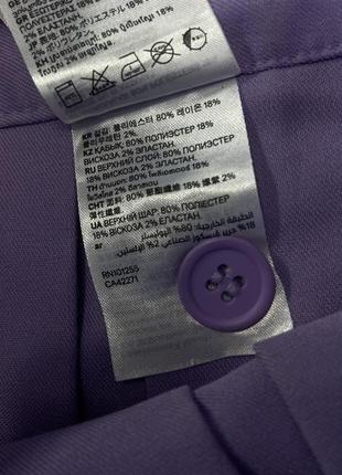 Теннисная юбка/тенниска от h&m в трендовом фиолетовом цвете7 фото
