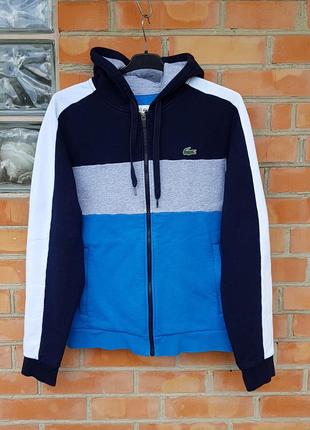 Lacoste худи кофта на змейке оригинал (m)