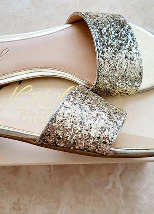 Босоножки мюли шлепанцы badgley mischka dillian размер us8 eu38-38,5 кожа2 фото