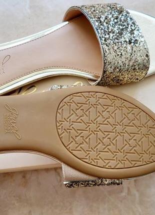 Босоножки мюли шлепанцы badgley mischka dillian размер us8 eu38-38,5 кожа4 фото