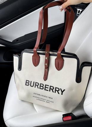 Шоппер шоппер сумка вместительная сумка burberry