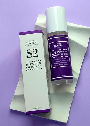 Тонер з саліциловою кислотою cos de baha salicylic acid bha 2% liquid, 120 мл