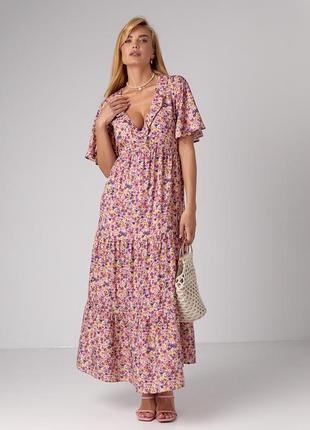 Жіноча квіткова сукня