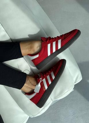 Женские кроссовки adidas Hoodie spezial red2 фото