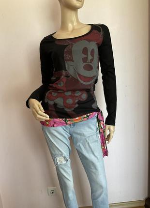 Бавовняна блузка від desigual / s/