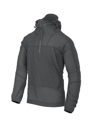 Куртка вітровка helikon-tex windrunner shadow grey сіра s1 фото