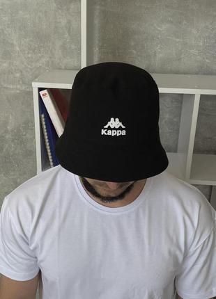 Панама kappa чорна бавовняна чоловіча жіноча панамка каппа (b)