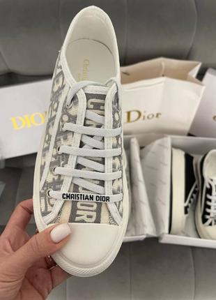 Кеди текстиль в стилі christian dior