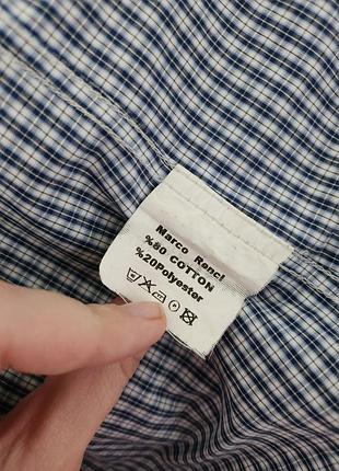 Мужская рубашка/рубашка с длинным рукавом marco renci s/m италия