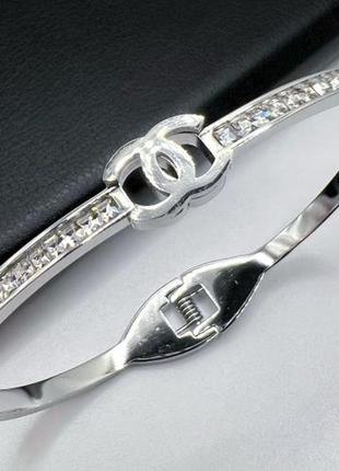 Гіпоалергенний позолочений браслет з медичної сталі (stainless steel)